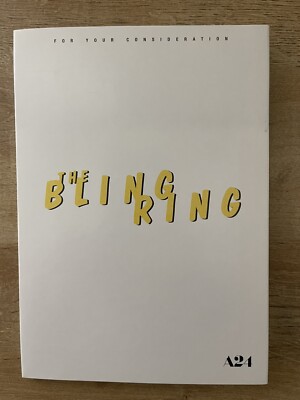 THE BLING RING FYC Awards Screener Promo Roman & Sofia Coppola (2013, DVD)