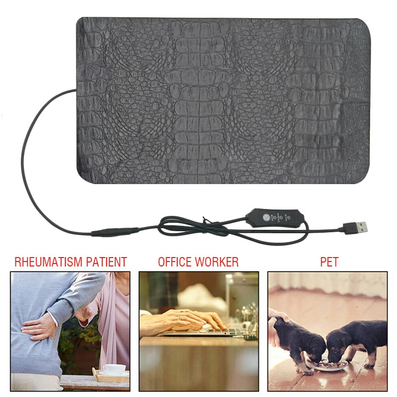 3 Mode USB Home Mat Electric Pet Heating Pad Warmer Office Chair Bed Dog  Cat Bad | eBay