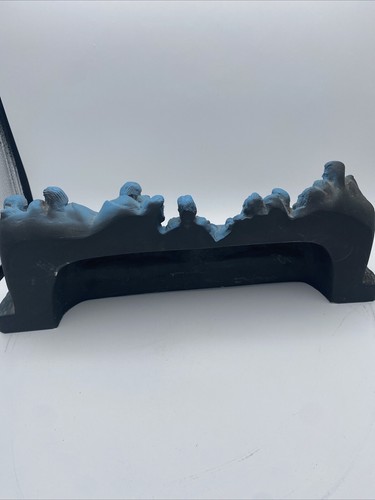VTG Creative Studios Chalkware The Last Supper Blue Religious Spiritual Figure - Picture 11 of 19
