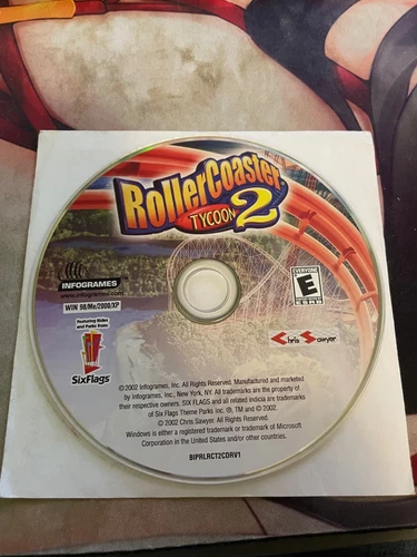 Roller Coaster Tycoon 2 for Windows PC CD-ROM, disc only