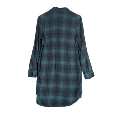 edgy shirt dress American Eagle Women Gray Floral Puff Sleeve Shirt Dress Small Edgy Goth Grundge
