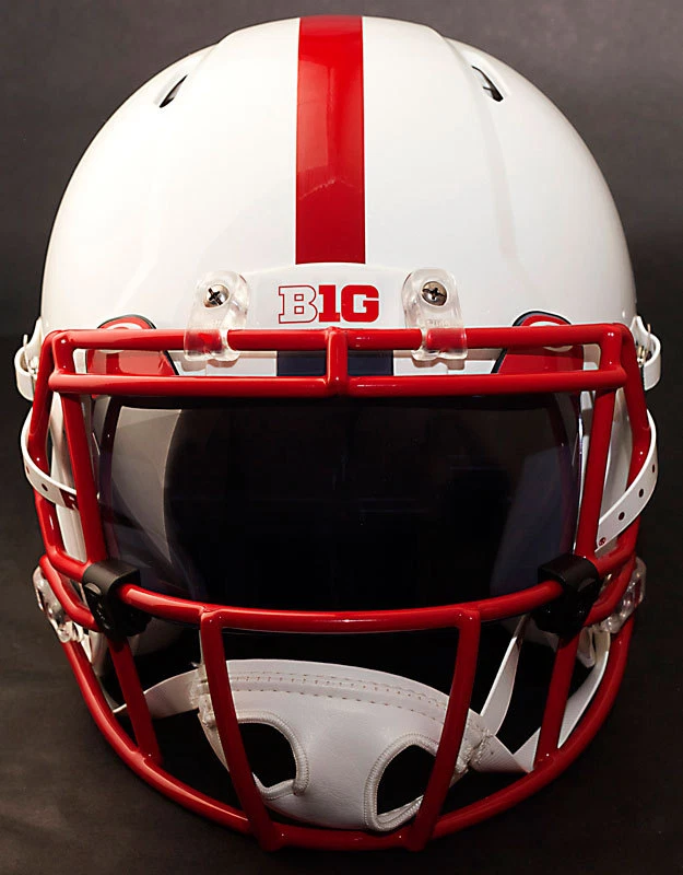 NEBRASKA CORNHUSKERS NCAA Authentic GAMEDAY Football Helmet w/ OAKLEY Eye Shield - Image 3 of 4