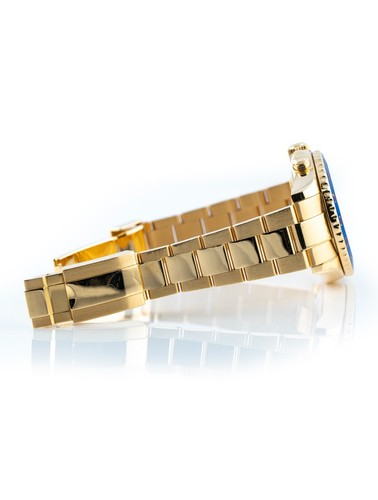 Rolex Yachtmaster II 44mm 18k Gelbgold Blau Keramiklünette Ref 116688 M Serie - Bild 7 von 13