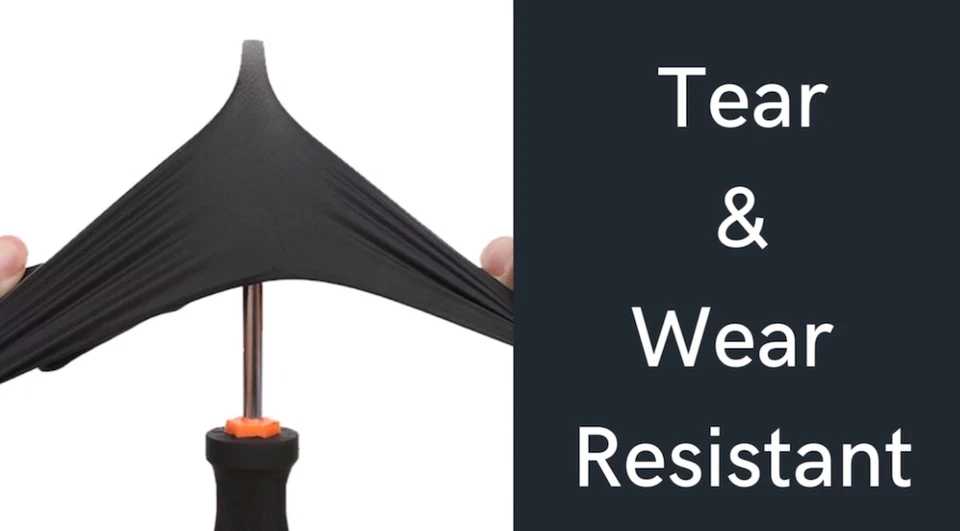 First Glove Black Industrial Disposable Nitrile Gloves 6 Mil Latex & Powder Free - Image 3 of 4