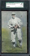 1913 1914 Sporting News M101-3 Baseball Roger Bresnahan SGC 2