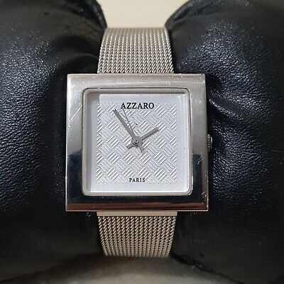 Azzaro Quartz Analog Watch Silver Dial Stainless Steel Azzaro Quartz Analog Watch Silver Dial Stainless Steel