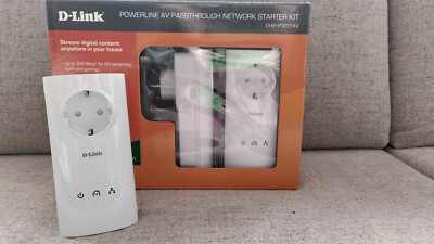 D-Link PowerLine AV passthrough Network Starter Kit DHP-P307AV inkl. 1DHP-P306AV