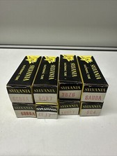 EIGHT Sylvania random Vacuum Tubes Made In USA NOS Lot Of Eight. In Original Box