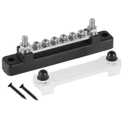 Power Distribution Block Nylon Base 12V 150A Electrical 1/4-In Terminal Bus Bar - Picture 14 of 15
