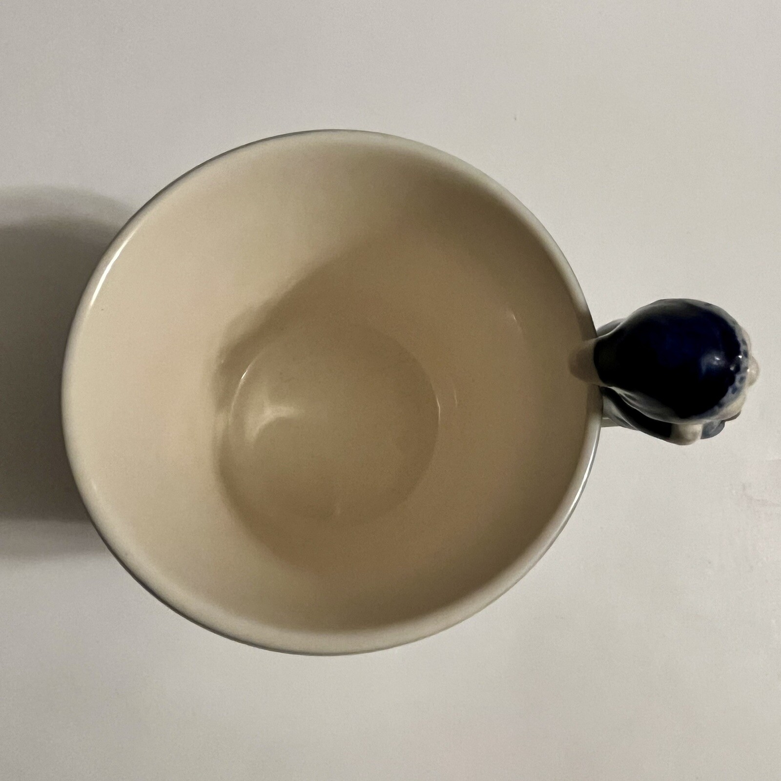 Delft Blue Santa Handle MUG Holland Hand Painted Merry Christmas Delft's Blauw