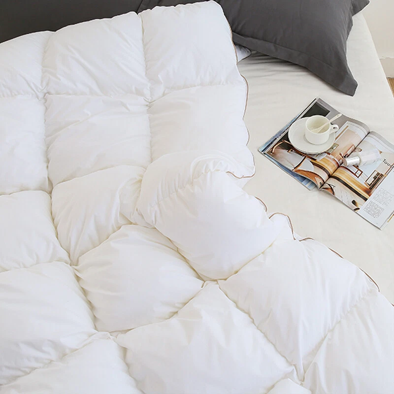 Edredón edredón de plumón de ganso blanco de peso pesado SNOWMAN talla Queen/King Foto 4 de 4