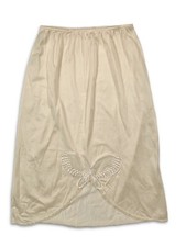Vintage Bari 100 Nylon Butterfly Half Slip Small
