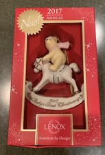 Lenox 2017 Baby's First Christmas Holiday Winnie The Pooh Ornament NIB 1st Q
