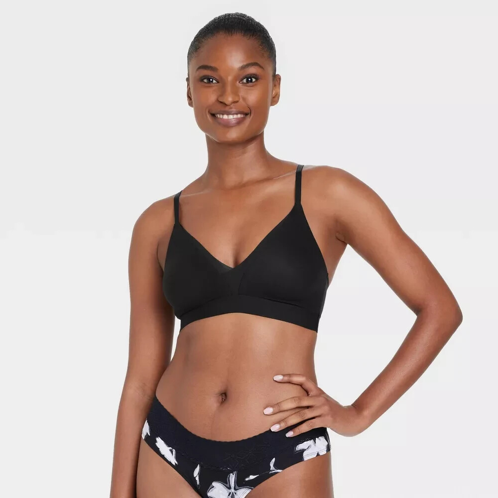unlined triangle bikini