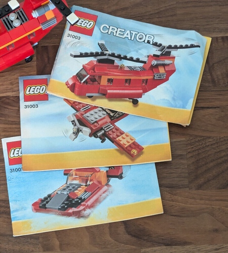 LEGO CREATOR: Red Rotors (31003) Complete w/ manuals. No box. - Picture 3 of 3