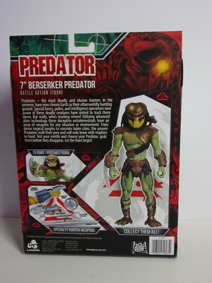 LANARD 7” BERSERKER PREDATOR Battle Action Figure Fully Poseable
