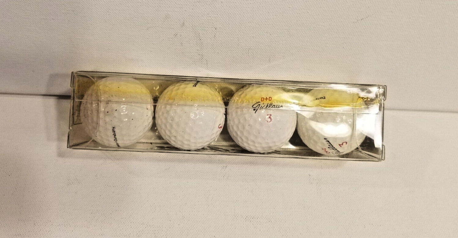 Vintage Jack Nicklaus Macgregor Golf Balls in Original Sleeve - NOS - Authentic
