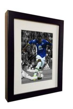 2016/17 Signed Romelu Lukaku Autographed Everton Photo Photograph Picture Frame