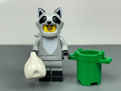 LEGO Raccoon Costume Fan Collectible Minifigure Series 22 CMF 71032 Figure - Afbeelding 1 van 9