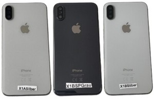 Original Apple iPhone X  Backcover Gehäuse Rahmen Rückseite Akkudeckel Glas