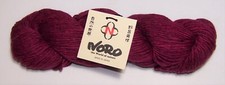 Lot of 5 skeins of Noro KASHIRUKURU Cashmere  Silk Knitting Yarn 84 MULBERRY