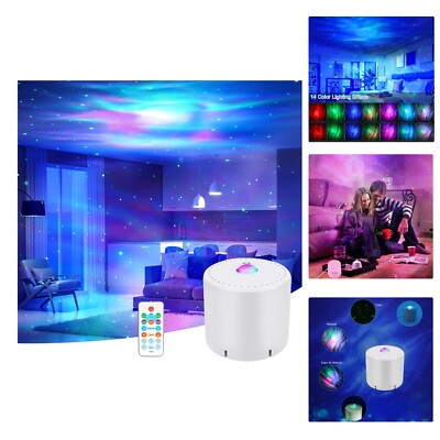 LED Starry Sky Projector Starlight Projector Galaxy Projector Remote Control ...