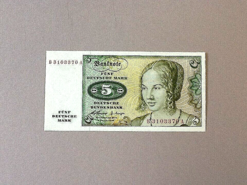 Germany Federal Republic P-18a 5 Deutsche Mark 1960