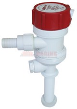 Marine Dual Port Boat Livewell Pump Rule Straight Thru Hull Inlet 500 GPH 12v