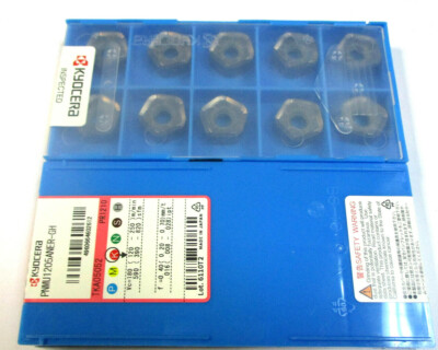 10 KYOCERA Wendeplatten zum Fräsen PNMU 1205ANER-GH PR1210 Neu H62629