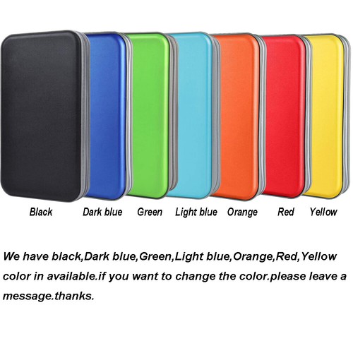 72 Hard Plastic CD Holder Protective DVD Disc Storage Case Portable Organizer - Picture 2 of 8