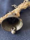 3 Vintage Design Bells Of Sarna On Beige Twisted  Rope Brass India Melodic Decor — photo 9