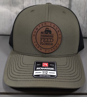 Farmers Feed Florida - Sumter County - Richardson 112 Trucker Hat Cap Adjustable