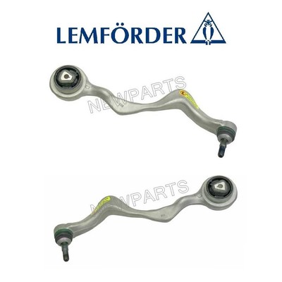 For BMW E88 E91 E93 Set Pair Of 2 Front Forward Control Arms w/Bushing Lemforder