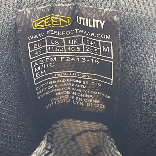 KEEN Louisville 6" Utility Boots Men's 11.5 D Waterproof Steel Toe 1011357D - 第 8/11 張圖片