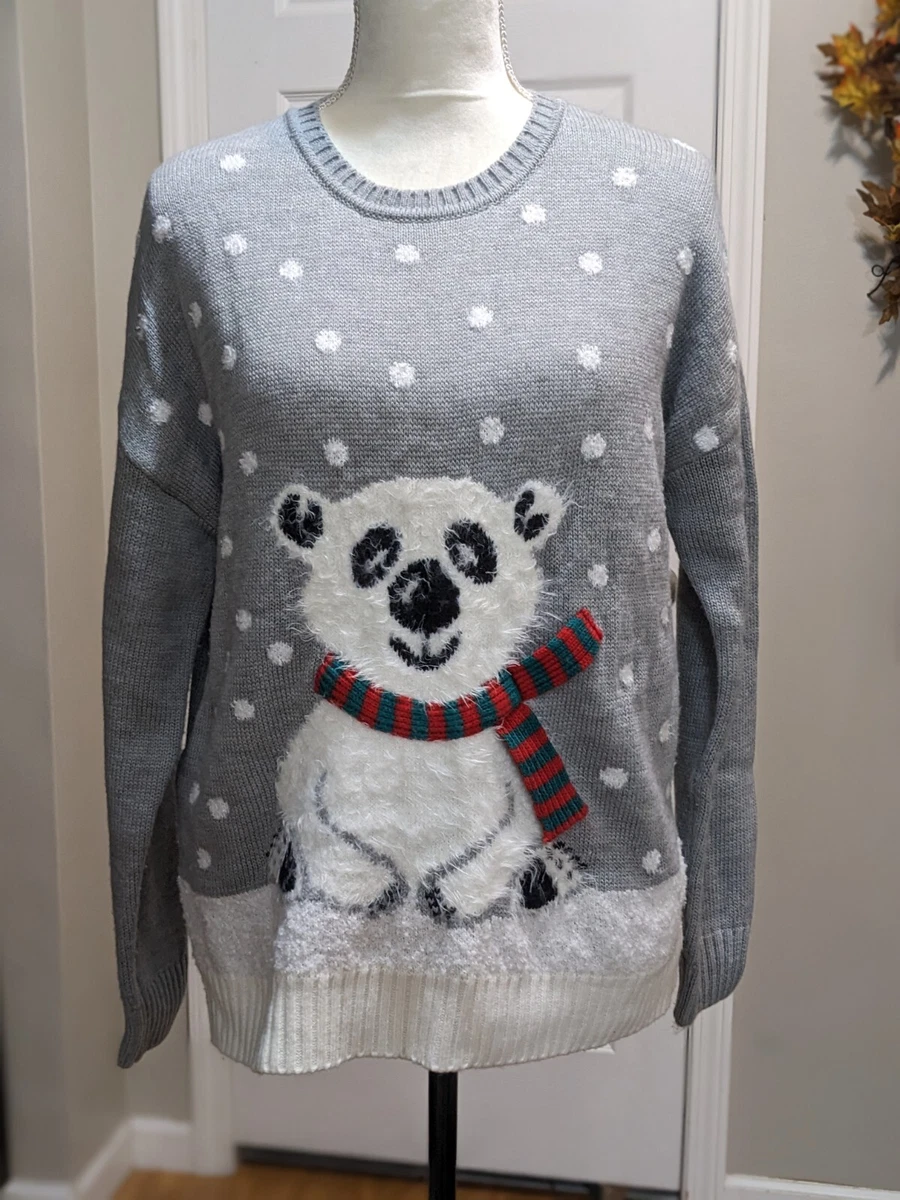 Polar bear top ugly christmas sweater