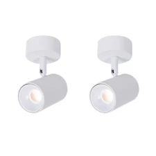 2Pcs COB LED Rotate Ceiling Light Foldable Downlight Aisle Picture Lamp Fixture
