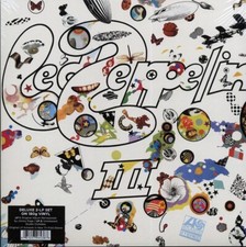 Led Zeppelin III THREE 2 LP Deluxe Edition 180 Gram Vinyl Record, Import 180G
