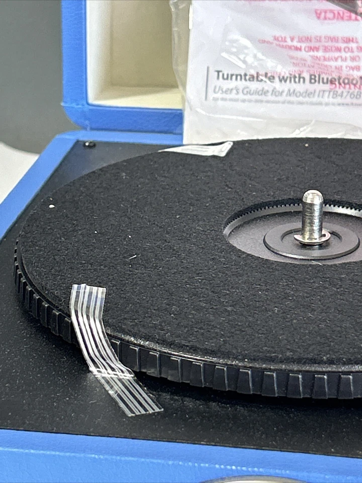 ilive Turntable With Bluetooth Wireless iTTB476BU 9b - Image 4 of 4