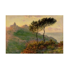 Claude Monet - The Church at Varengeville Hand-painted Oil Painting Wall Art