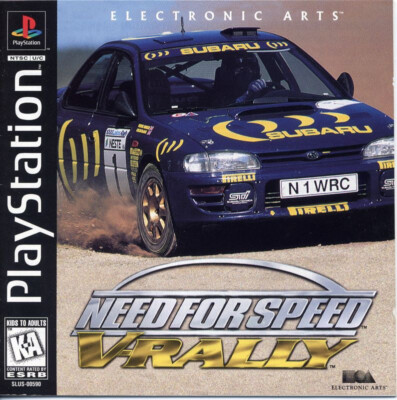 Need for Speed: V-Rally (PlayStation 1 PS1/PSX) Disc Only Near Mint Tested!