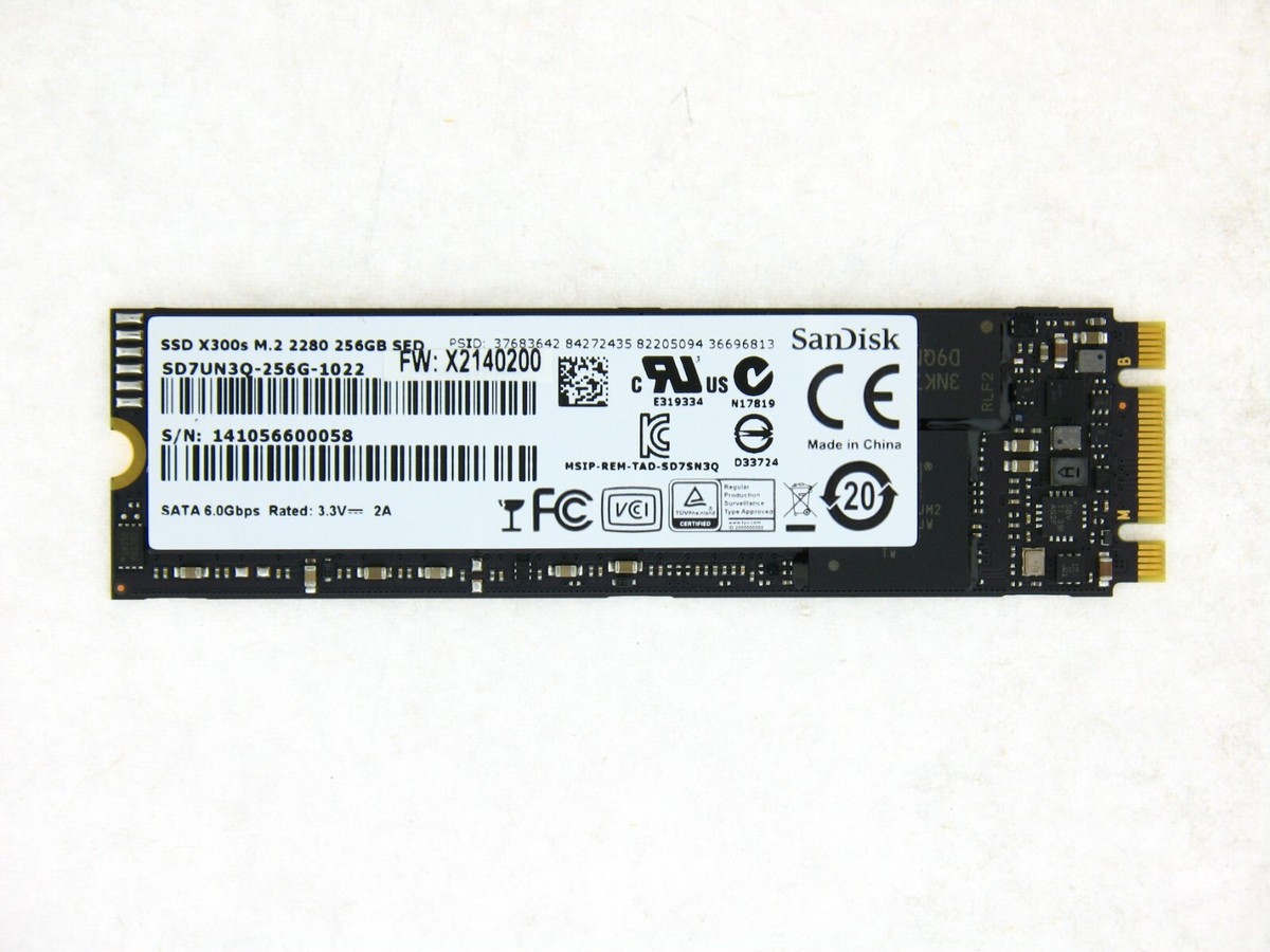 SD7UN3Q-256G-1022 SanDisk X300s 256GB MLC SATA 6Gbps (AES-256 / SE