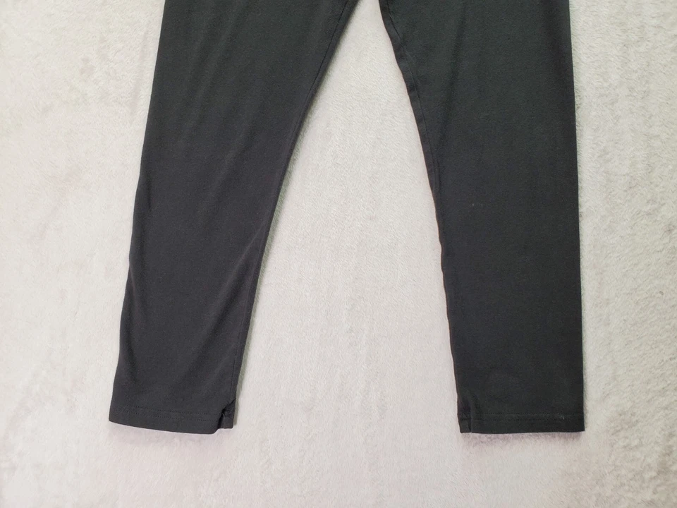 SO Capri Leggings Mujer Medianos Negros Perfectamente Suaves Cintura Elástica Pierna Recta Foto 3 de 4