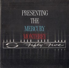 Mercury Monterey S-Fifty Five 1962 USA Market Foldout Sales Brochure 