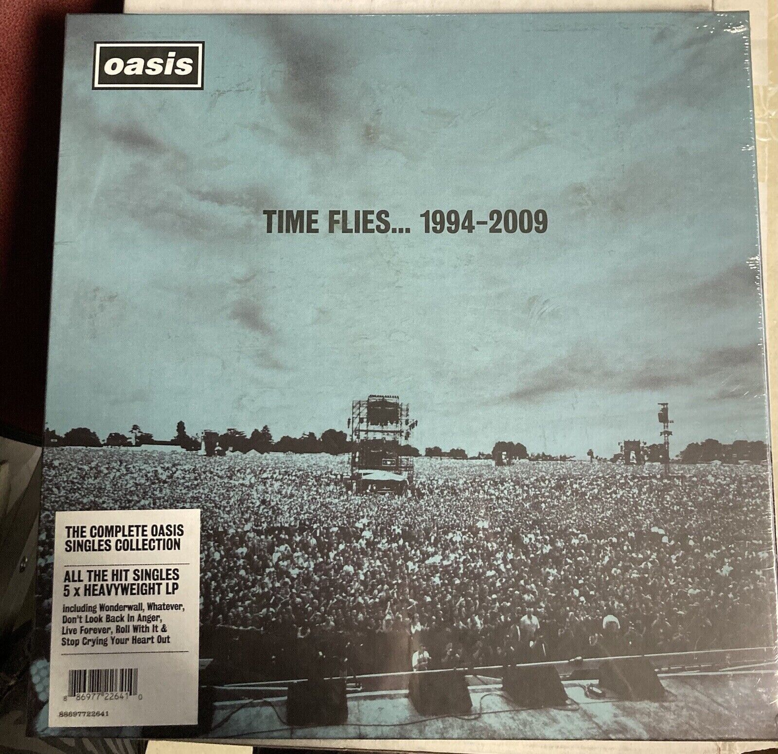 Oasis ‎– Time Flies... 1994-2009 - 5 Vinyl Lp Box Set First Print EU -  SEALED