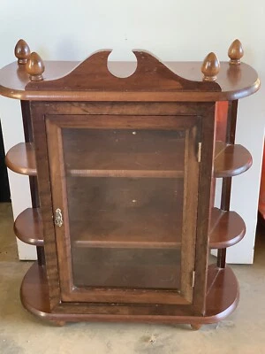 Small Timber And Glass Display Cabinet Cabinets Gumtree