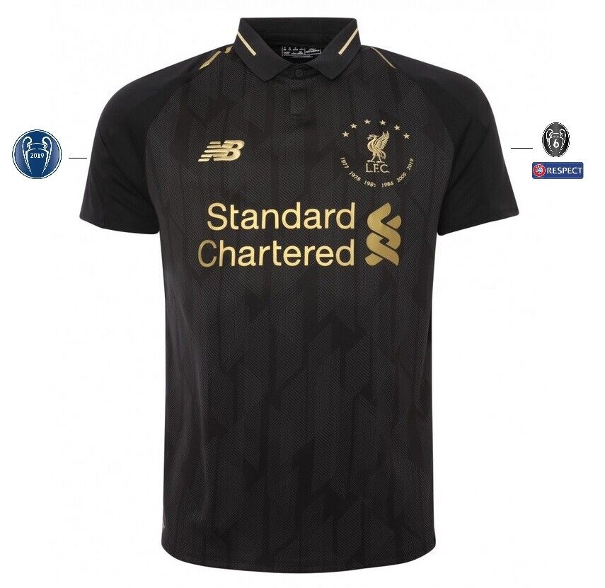 Trikot NB FC Liverpool 2018-2019 Black 6 Times I Champions Trikot NB FC Liverpool 2018-2019 Black 6 Times I Champions