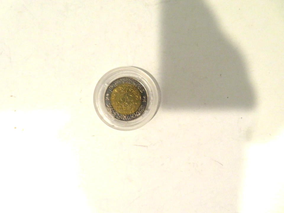 AH 1419 (1999) Saudi Arabia 100 Halala (1 Riyal) Centennial, bimetallic. - Image 3 of 4