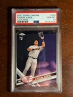 2017 Topps Chrome #169 Aaron Judge-Catching-(RC) PSA 10 GEM MT/NY Yankee Slugger