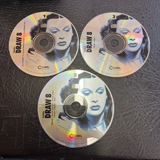 Corel Draw 8 3x CD's Windows + Key