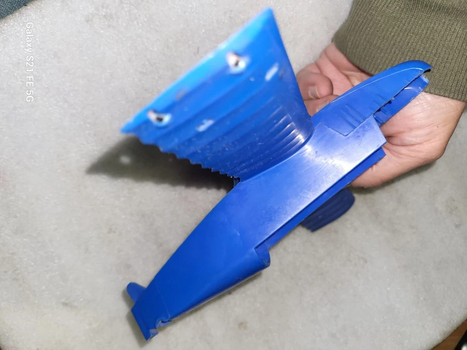 Vintage Cox Fokker Tether Plane Blue Fuselage Part  - Image 3 of 4